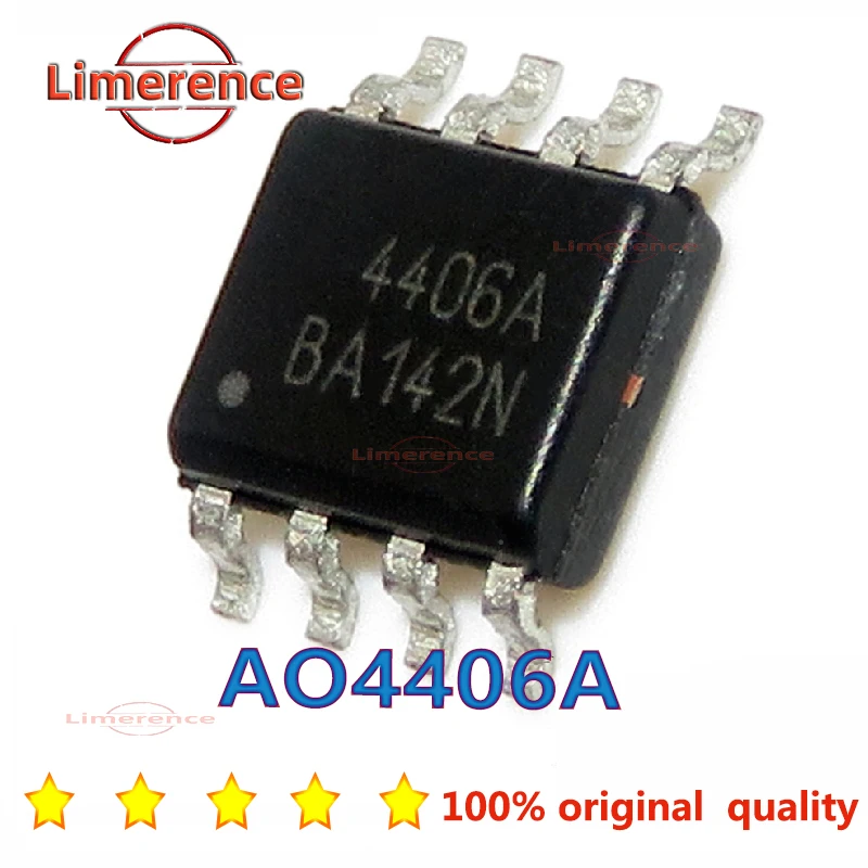 10pcs/lot AO4406A AO4406 4406A 4406 SOP-8 In Stock