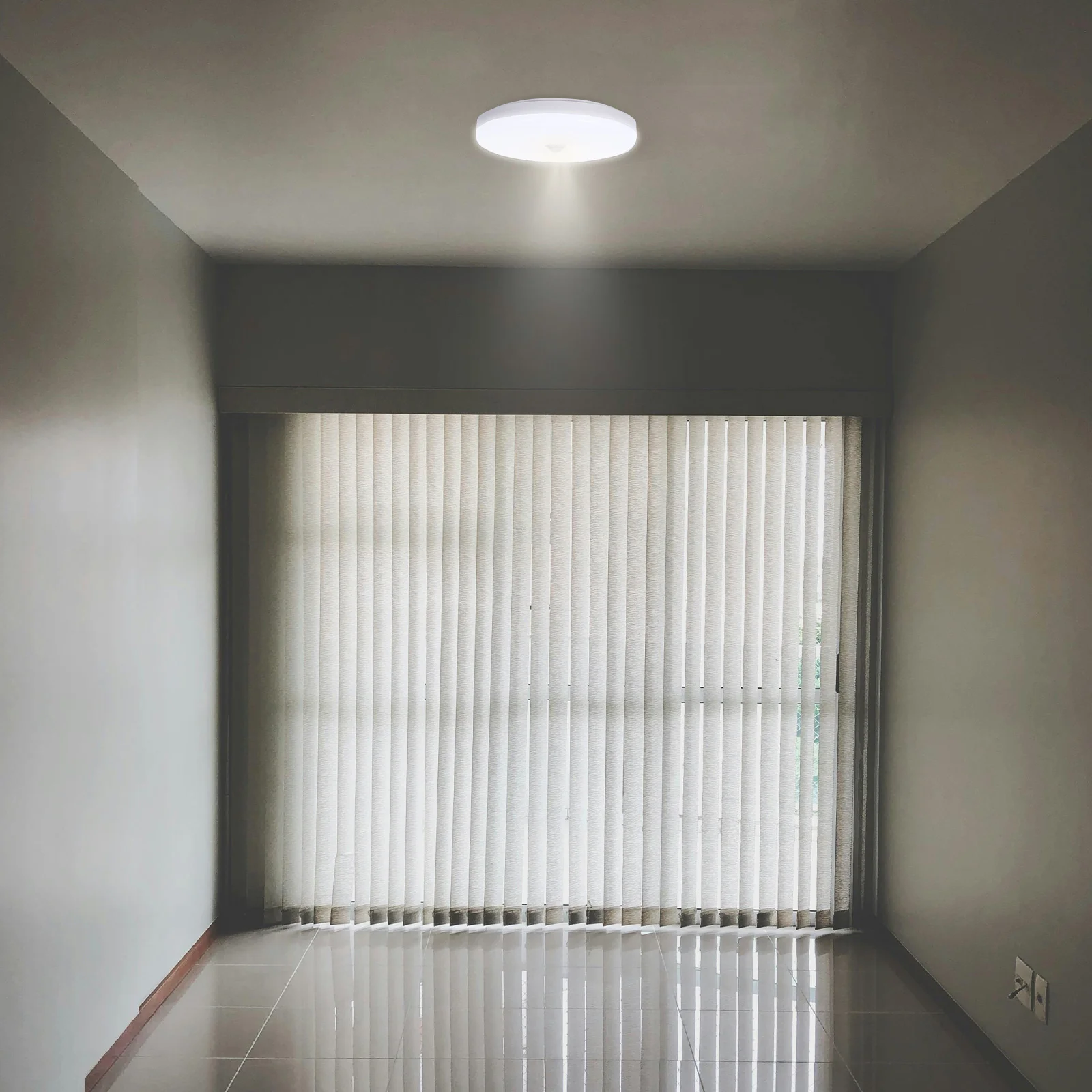 

Induction Ceiling Light Wireless LED Motion Sensor Closet Lights Fixtures Bathroom Stair Balcony Bedroom Kitchen Extra Light