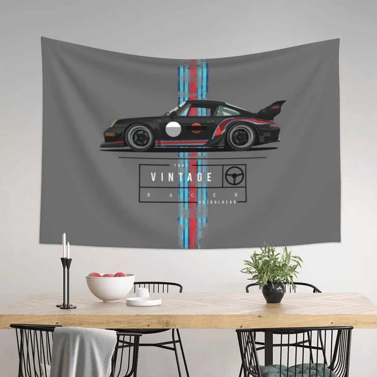

True vintage racer (2) Tapestry Aesthetic Room Decor Wallpaper Art Mural House Decorations Tapestry