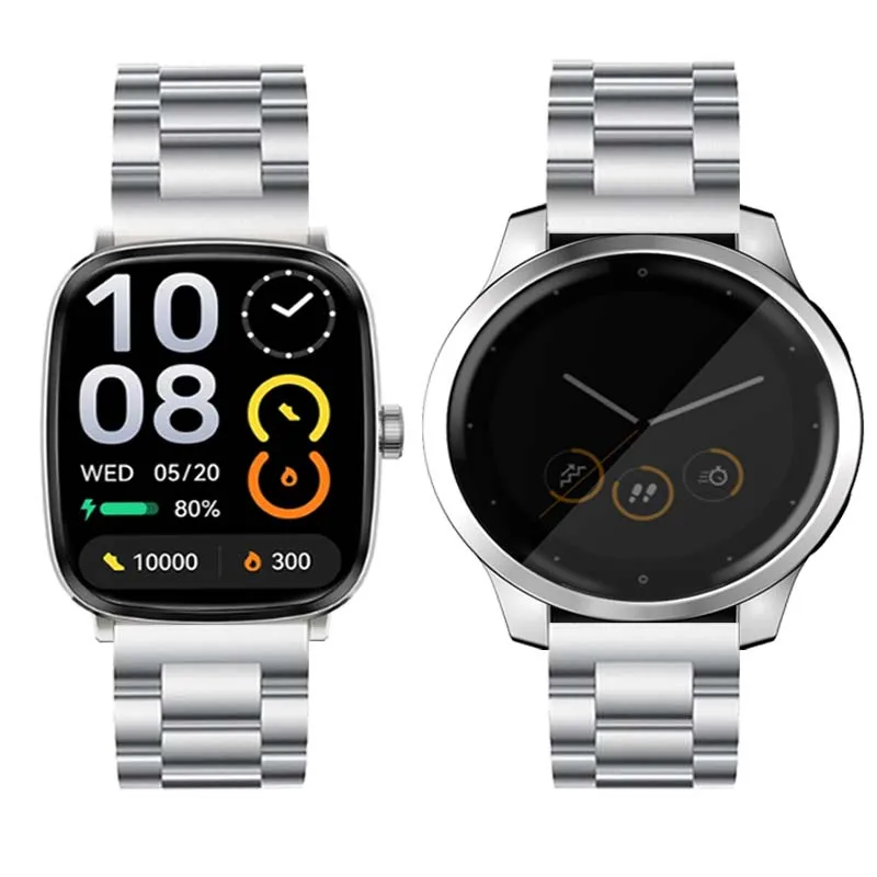 สายรัดข้อมือสแตนเลสสำหรับ Ticwatch E2 C2 S2 E3 GTH 2 E สายนาฬิกาข้อมือสแตนเลส Ticwatch Pro 3 GPS ultra