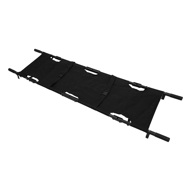 Спасательные складные носилки из углеродного волокна, уличные высокопрочные портативные конструкции, противопожарная защита, оптовая продажа с фабрики, складные