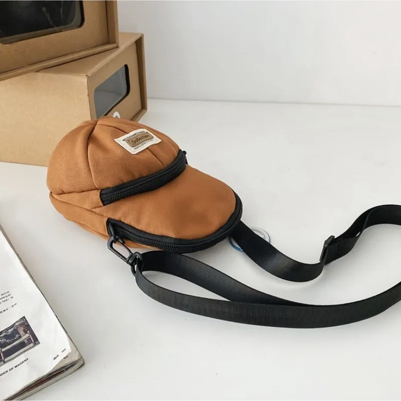 New Fashion Men's And Women's Nylon Cap Bags Japanese Style Crossbody Bags Versatile Trend Hat CellMobile Bag Handbags Purse