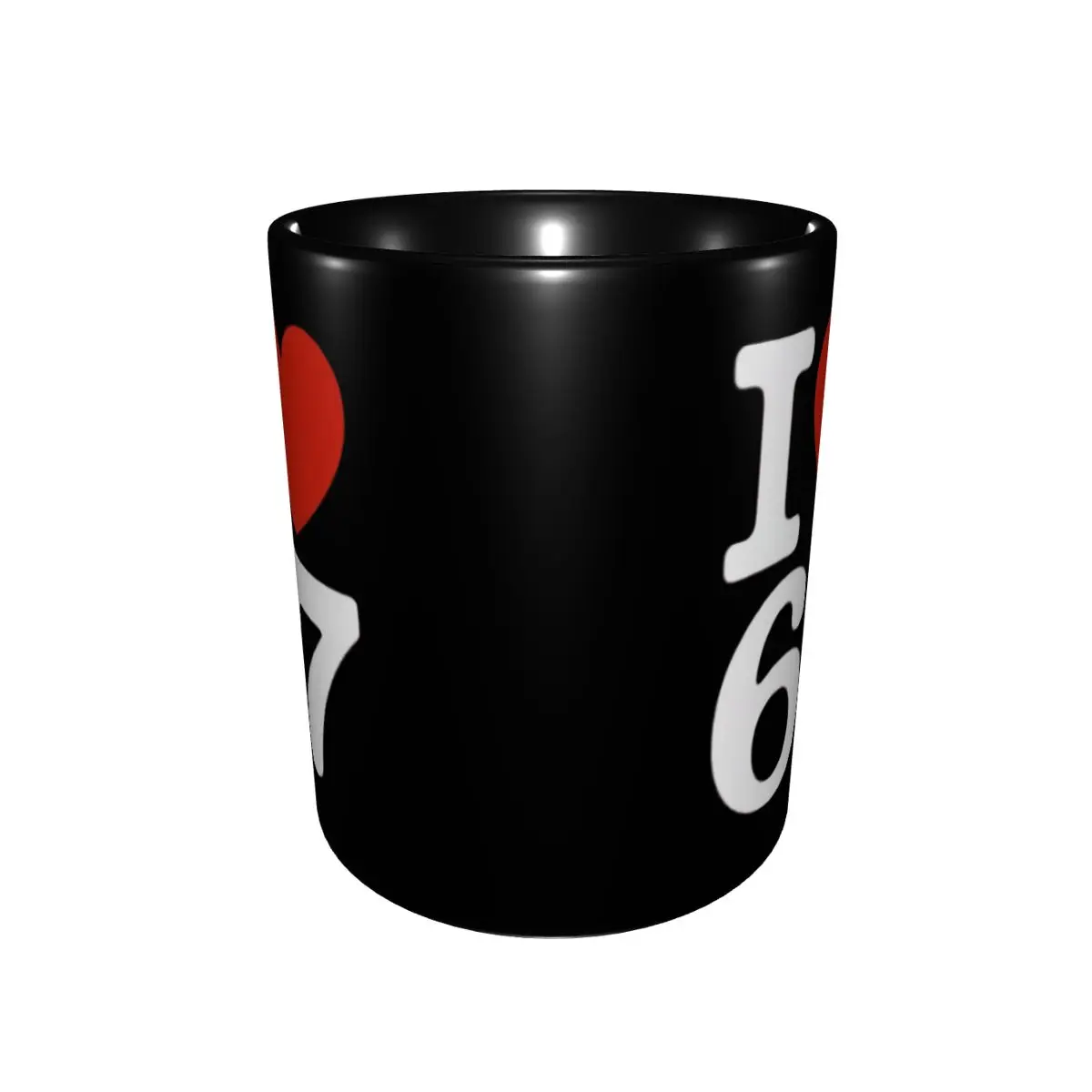Fun 67 Six Seven 6-7 Funny Meme Italian Brainrot Tea Cup Party Mug