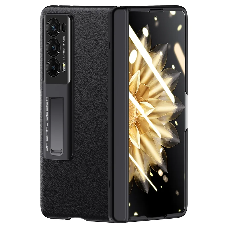 

Luxury High End Glass Film Hinge HD screen Protector Back Cover For Honor Magic V2 Metal Camera bracket Shockproof Phone Case