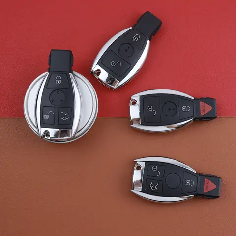 메르세데스 벤츠 A/C/E/S 클래스 W203 W204 W205 W211 W221 W222 W210 W212 E63 W202 W207용 자동차 키 케이스 쉘