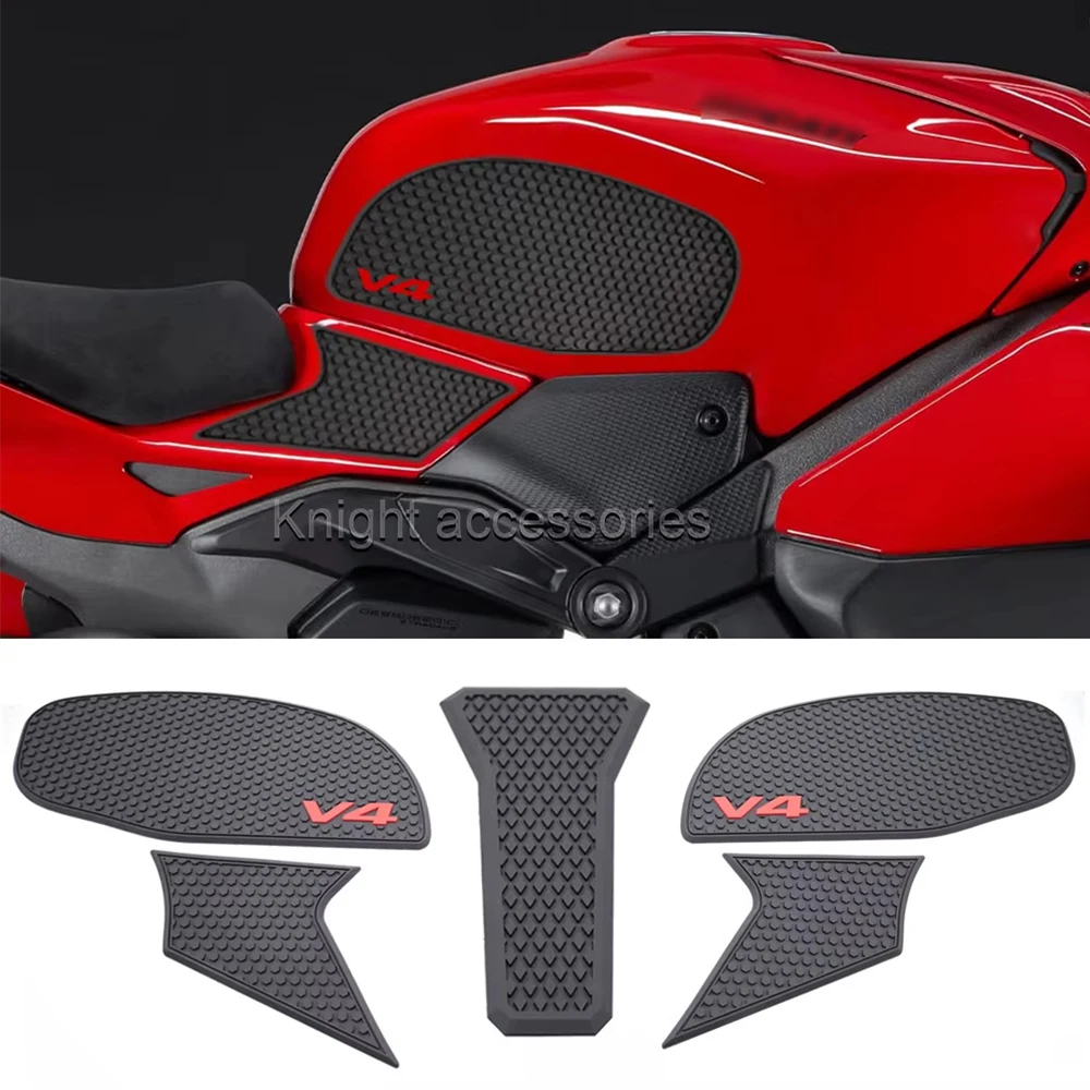

Для накладок на ручки топливного бака Knee Traction V4 Panigale V4S Streetfighter V4 S 2025 противоскользящая наклейка на топливный бак