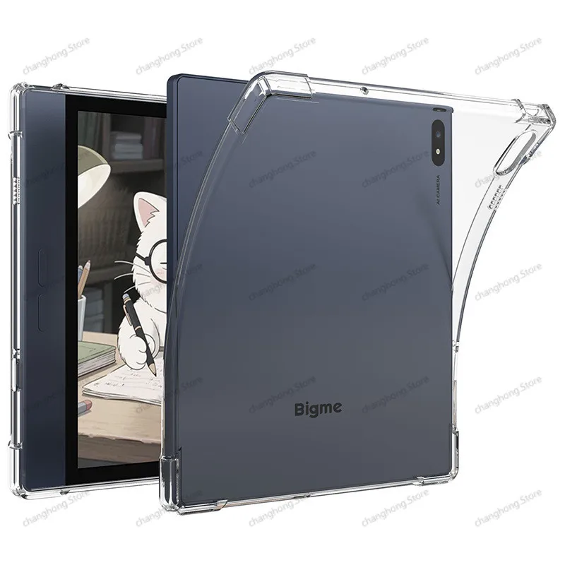 1 PC Clear TPU Cover For Bigme B7 7.0'' 2025 Soft Shockproof Protective Case eReader Shell Skin For Bigme B7 Pro