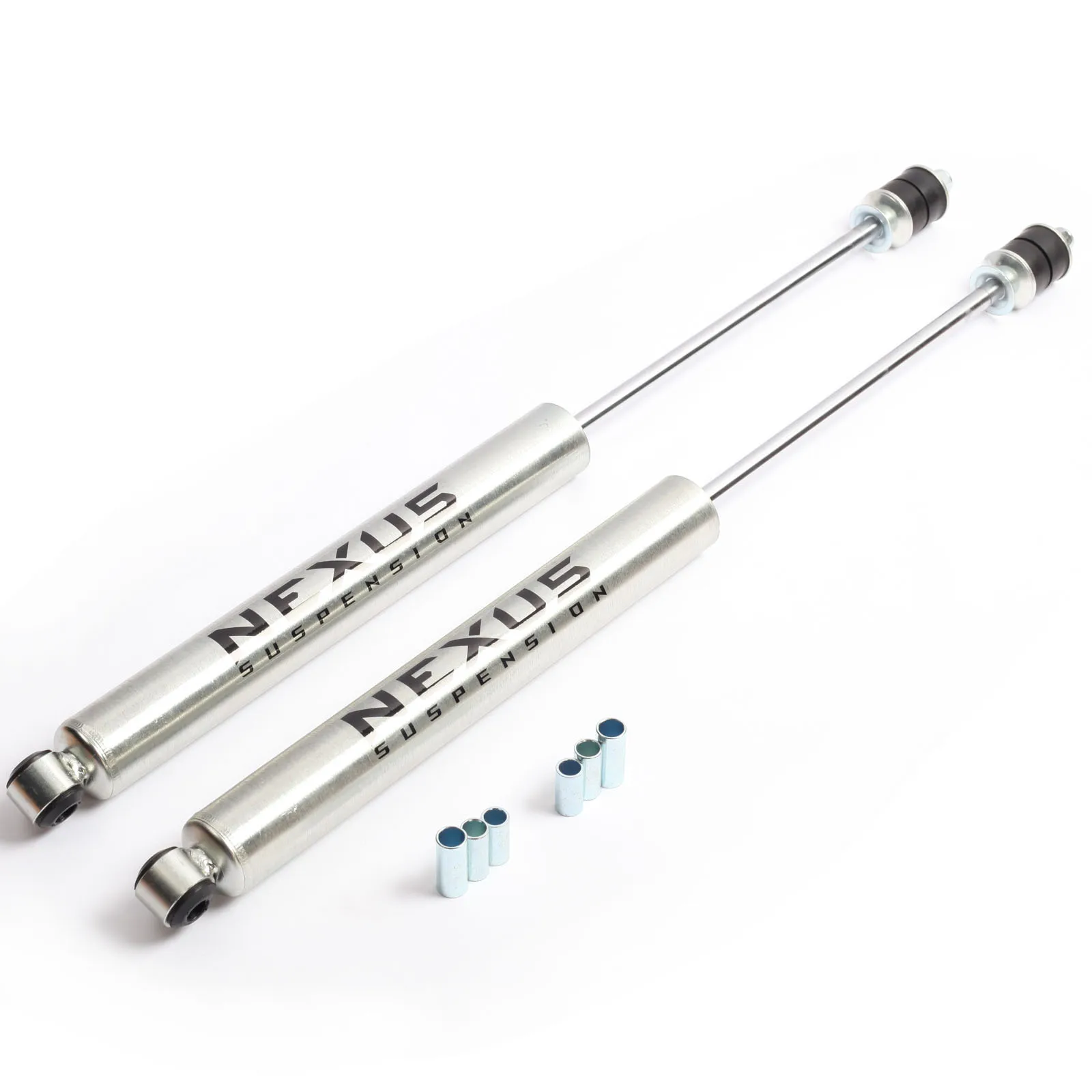 NEXUS SUSPENSION 4 Inch Lift Front and Rear Shock Absorber for Jeep Wrangler YJ1987-1996,Zinc Plated Coating,Pair Pack