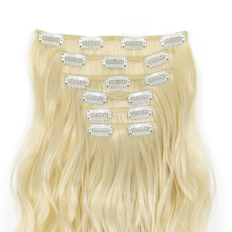 Picture 6: 6-piece set of synthetic long curly extensions Clip In Hair