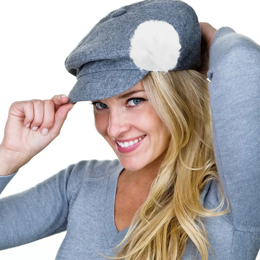 

12 Pcs Christmas Decorative Balls Faux Pom Poms for Hats Hairball Shoe Clips Shoes