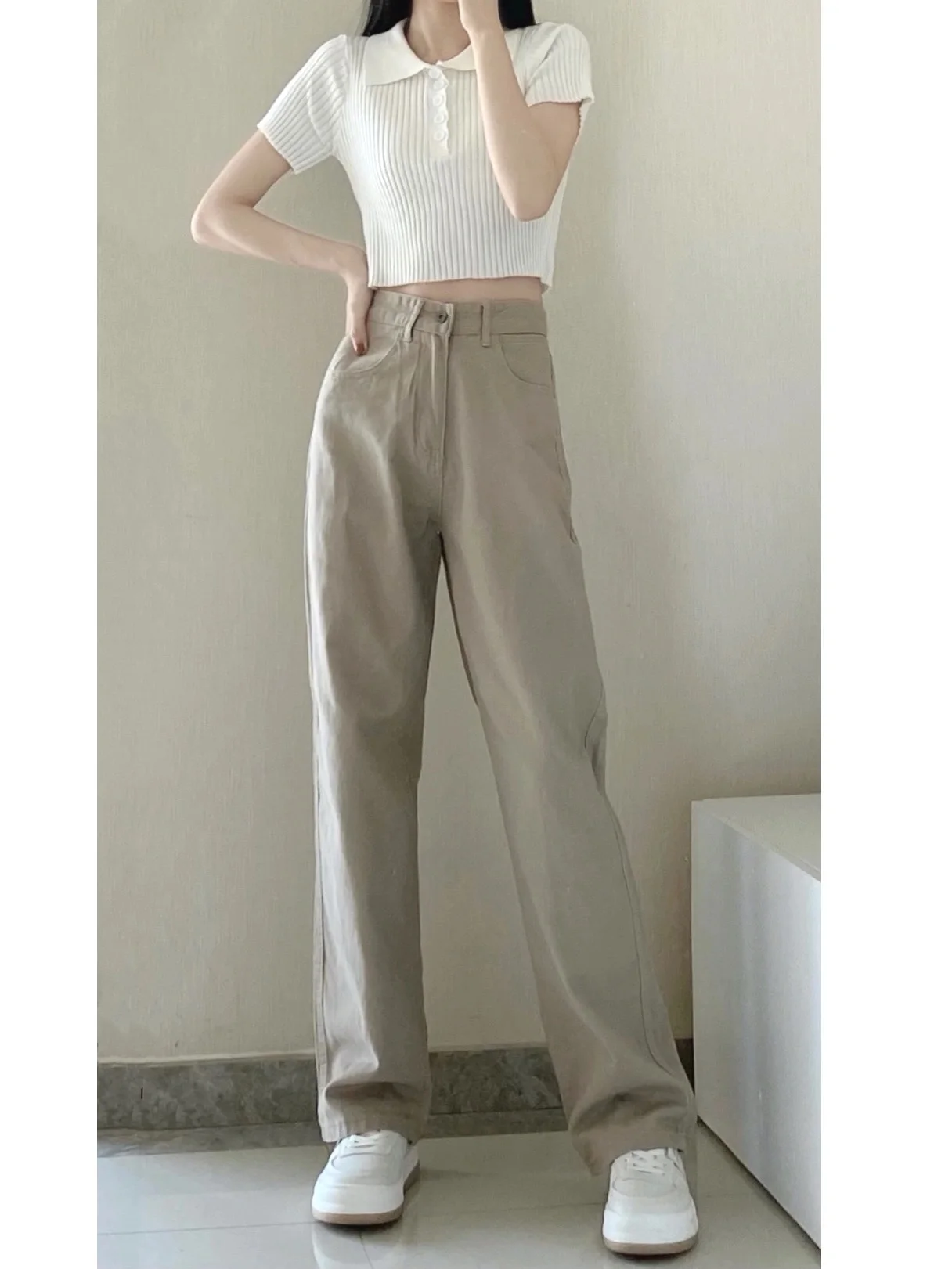 

Широкие брюки для девочек, женские зимние брюки из овечьей шерсти для отдыха, непринужденная ночная рубашка в рубчик, нежное тепло, брюки на мягкой подкладке Highstreet BF