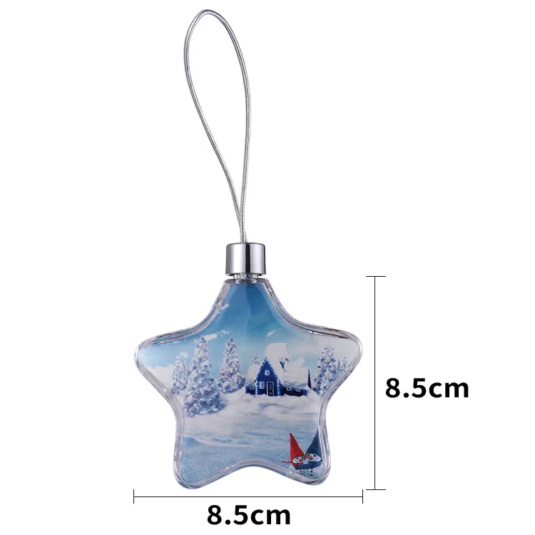20 Sets Sublimation Ornaments Blanks Heat Transfer Snowflake Pendants For Christmas Decoration
