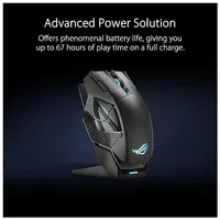 ASUS ROG Spatha X Wireless Gaming Mouse , 12 Programmable Buttons, 19,000 DPI, Push-fit Hot Swap Switches