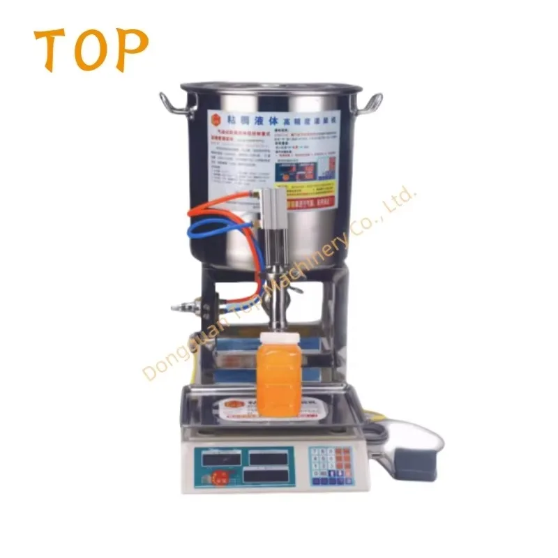 304 Stainless Steel Digital Manual Liquid Filling Machine Automatic Small Filling For Liquid Oil Yogurt Milk Honey Cosmetic