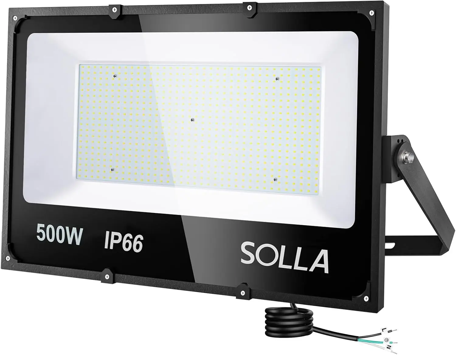 LED Flood Light Outdoor, 500W Daylight White 6000K, 2750W Equivalent Super Bright, IP66 Waterproof LED Arena Lights