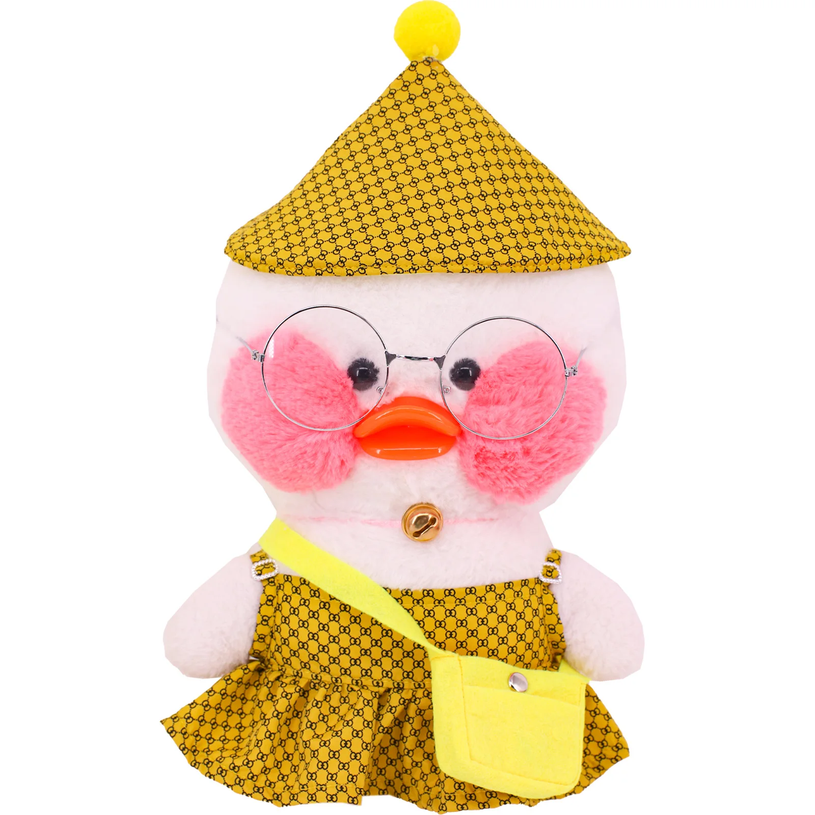 Cute Doll Clothes Dress Sweater Uniform For 30cm Lalafanfan Yellow Duck Doll Children's Toy Birthday Gifts Duck Doll Accessories