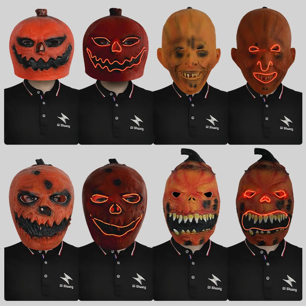 

Pumpkin Headgear Halloween Orange Monster Headwear Cosplay Costume Accessorie Stage Performance Props Day of The Dead Party Mask