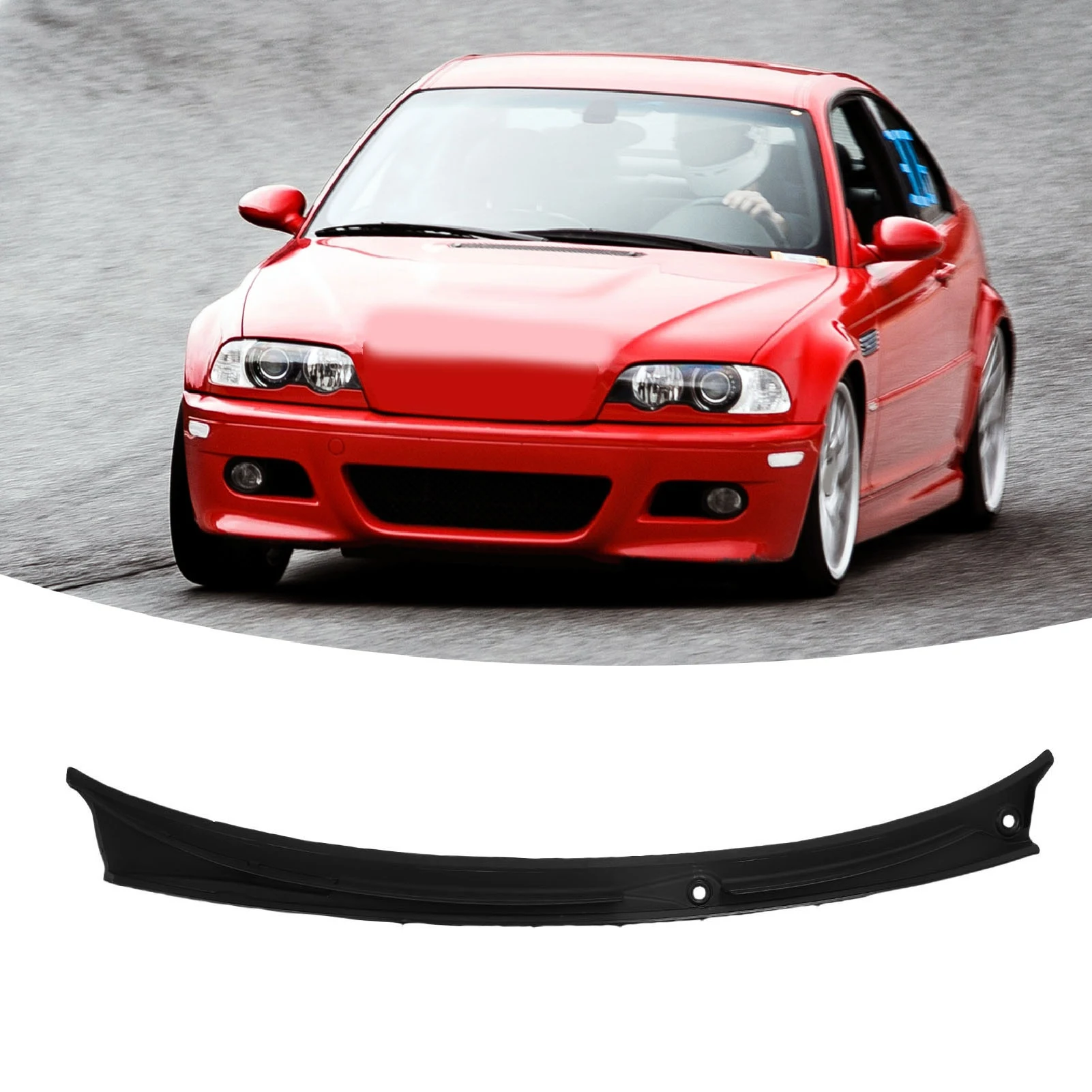 Wiper Cowl Grille 51718208483 Weatherproof ABS  Wiper Cowl Cover Panel High Longevity Easy To Install for Vehicle