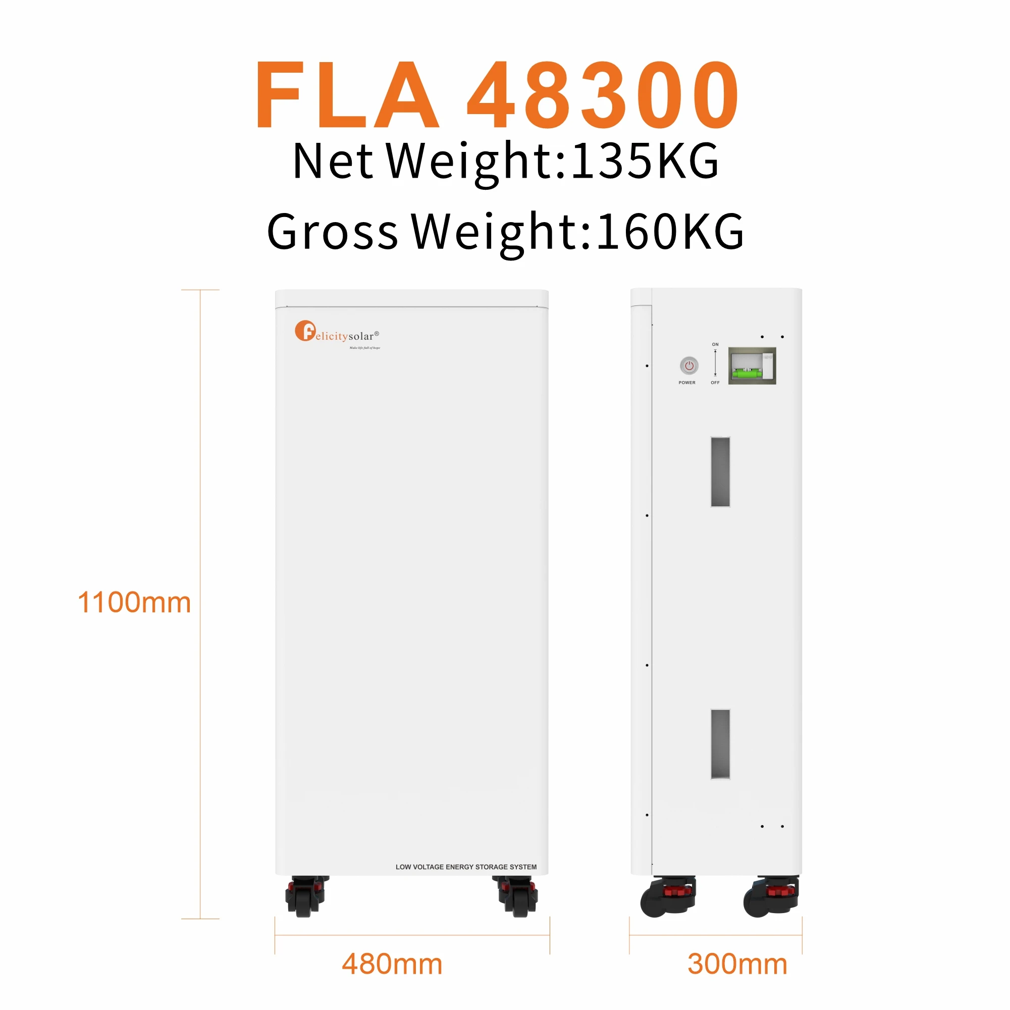 Felicity Solar  51.2V 300Ah 15KWh Battery Grade Lithium Lifepo4 Cells 48V 300Ah Home Solar Energy Sstorage System