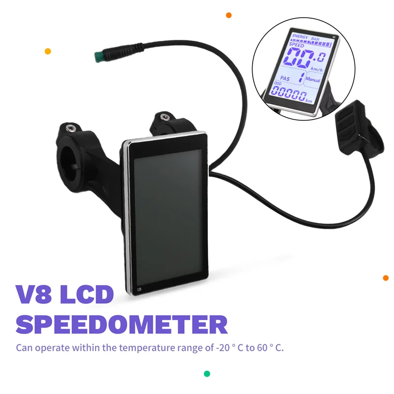 

New Arrival LCD Speed Meter Waterproof Screen Display Version For FATBIKE Accessories For OUXI V8 M5 Scooter Parts
