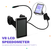 New Arrival LCD Speed Meter Waterproof Screen Display Version For FATBIKE Accessories For OUXI V8 M5 Scooter Parts