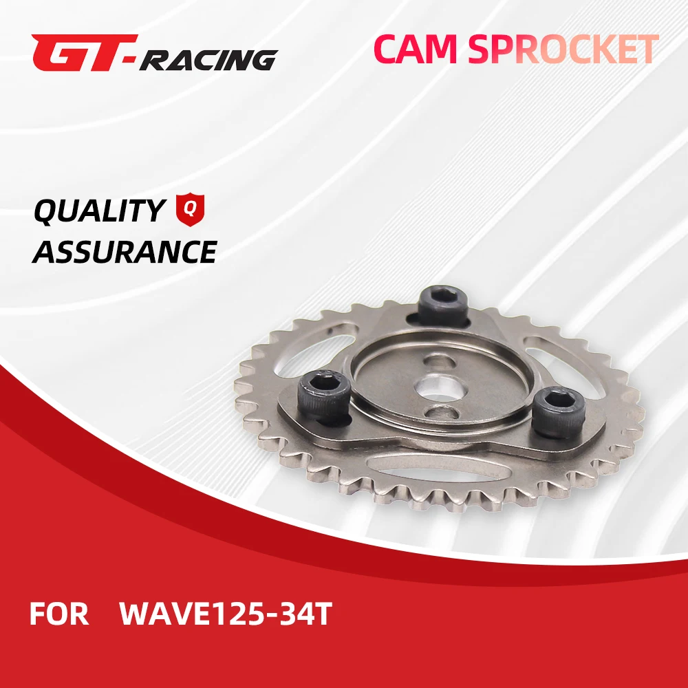 CAM Sprocket WAVE125 Wave 125 W125 RACING 34T Motorcycles Modified For HONDA OEM TIMING GEAR CAM Sprocket