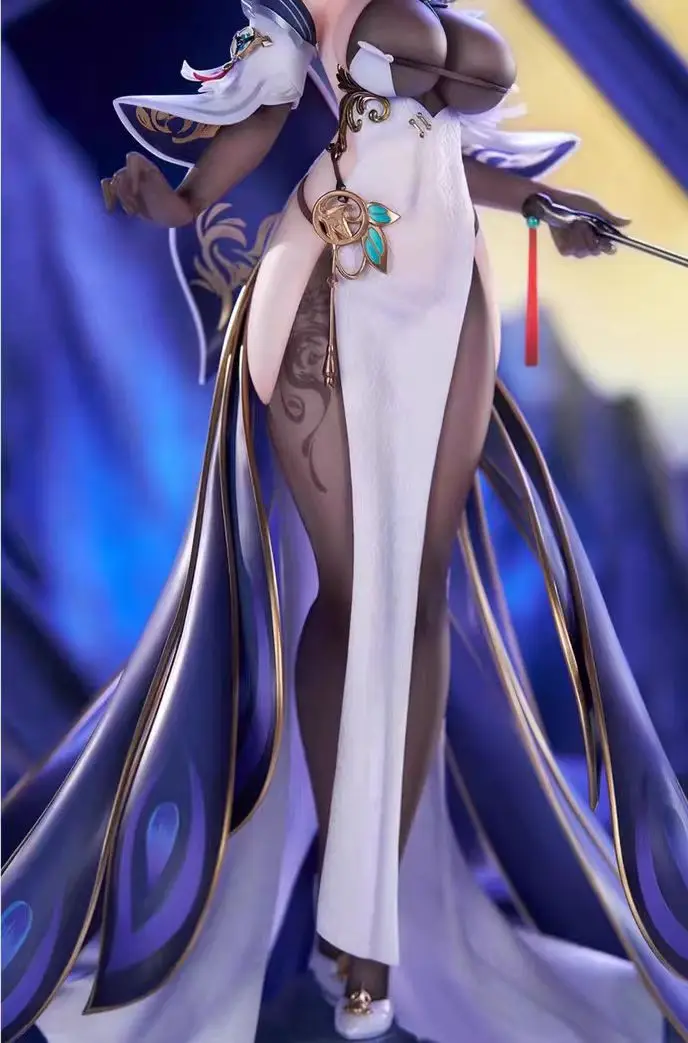 الشكل تشن هاي لعبة مجسمة Azur Lane لعبة شخصية النحت عمل أنيمي الكرتون تحصيل تمثال تمثال #6