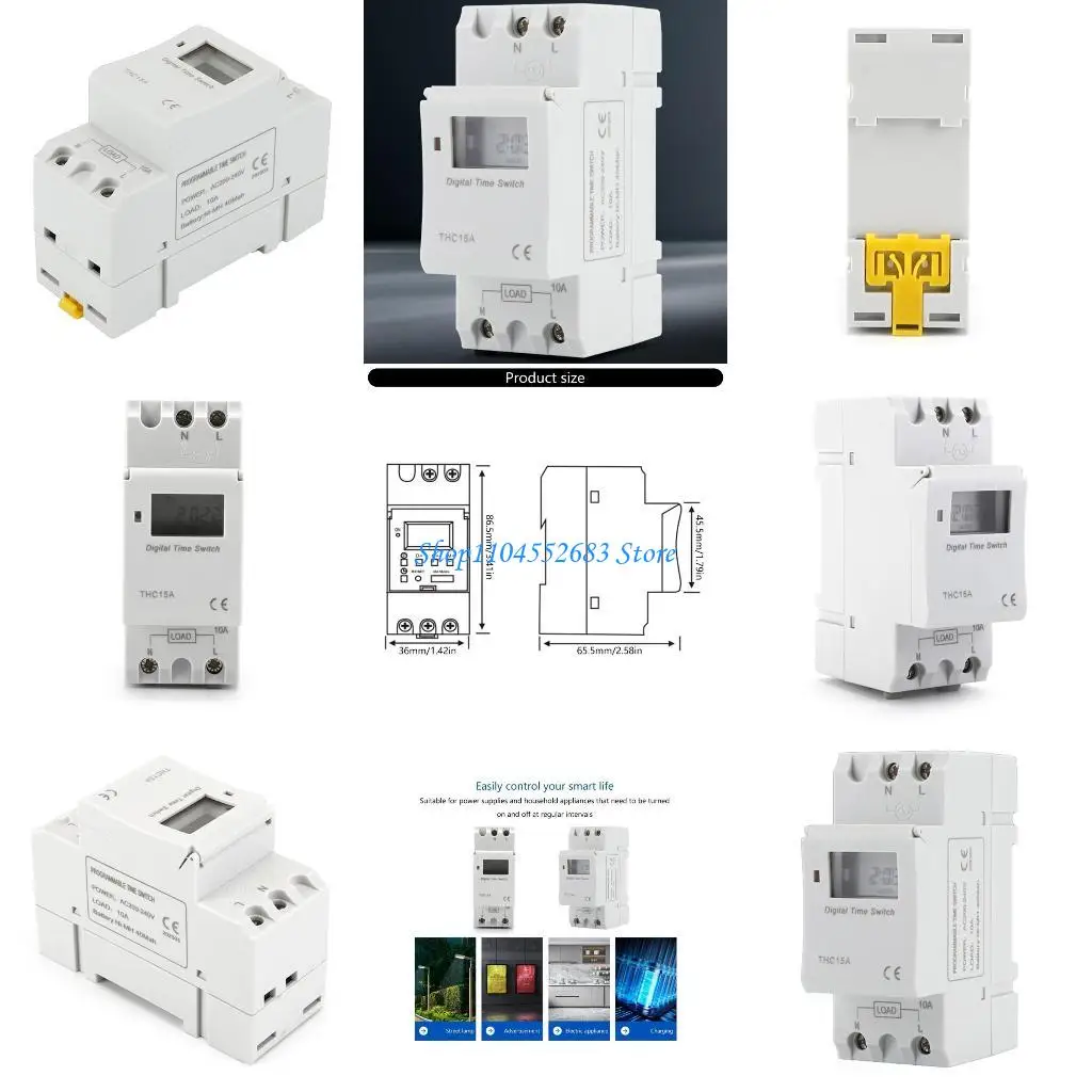 Y6GD مرحلات مؤقت قابلة للبرمجة أسبوعيًا لمدة 7 أيام، مرحلات إلكترونية رقمية، مفاتيح مؤقت، 20 مفتاح مؤقت رقمي مغلق، دائم #1