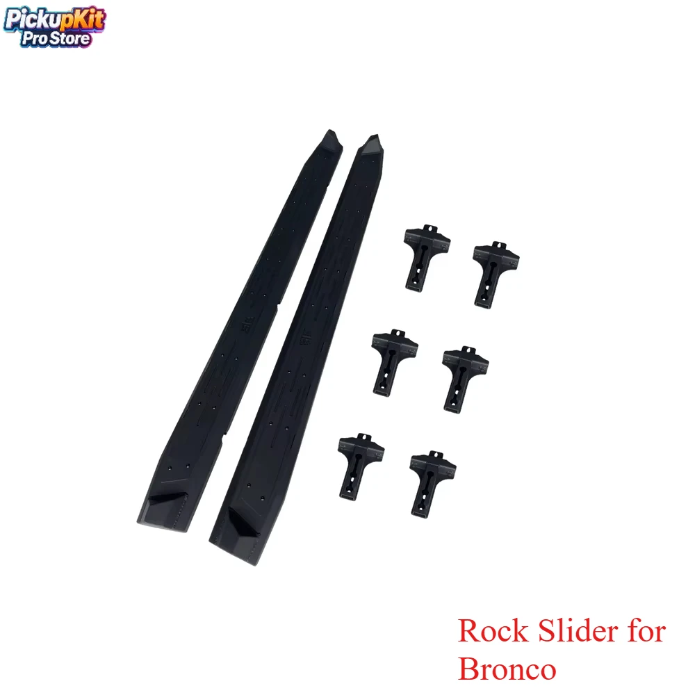 

Heavy Duty Steel Rock Slider Running Board – 4x4 Off‑Road Non‑slip Side Step for Bronco 2‑Door 4‑Door
