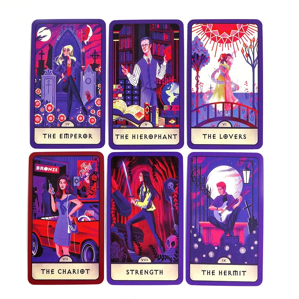 Picture 6: 1Pcs Deck Tarot Buffy The Vampire Slayer Tarot English Oracle Cards Fate Divination