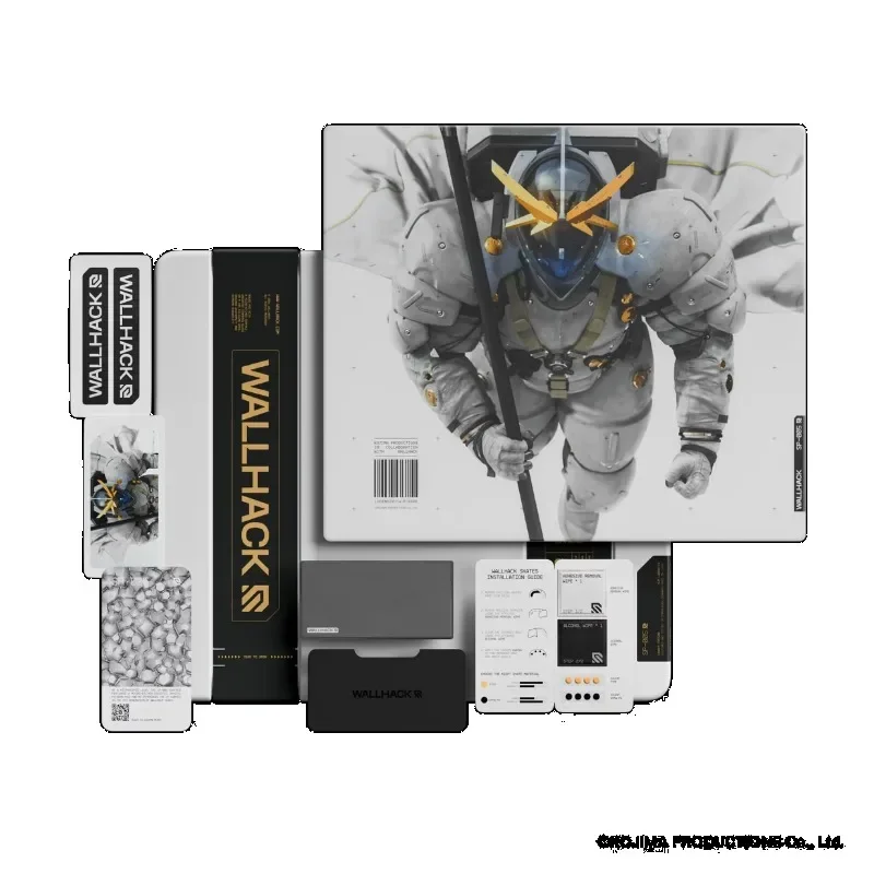 Replica WALLHACK SP005 KOJIMA Tempered Glass Mouse Pad Custom Large Mouse Pads FPS Esports Game Table Mat Office Accessories