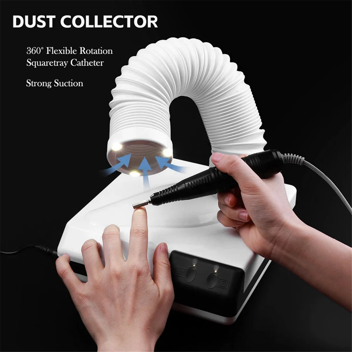 

Polishing Desktop Vacuum Cleaner Dust Collecto Absorber Filter Extractor Purifying for Beauty