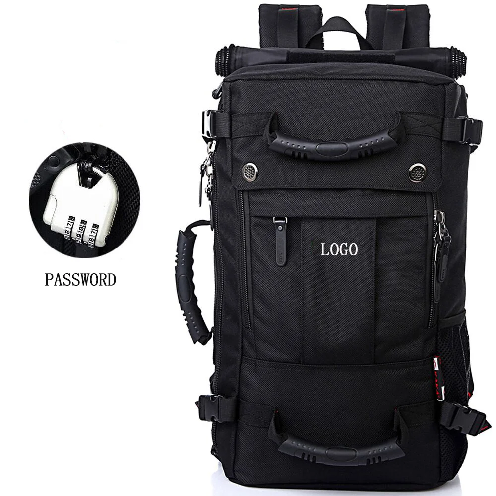 Bange  bag 40L Waterproof Durable Travel Backpack Men Women Multifunction  Laptop Backpacks Male outdoor Luggage Bag mochilas