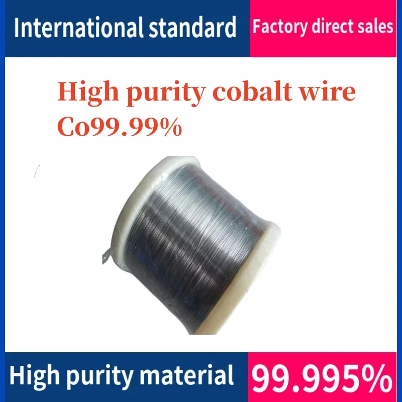 High Purity Cobalt Wire Co99.99% Metallic Material Metal Tool Experimental Study