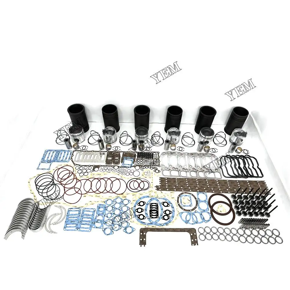 For Mitsubishi Rebuild Kit With Piston Ring Bearing Valves Gaskets Piston S6A2 Engine spare parts