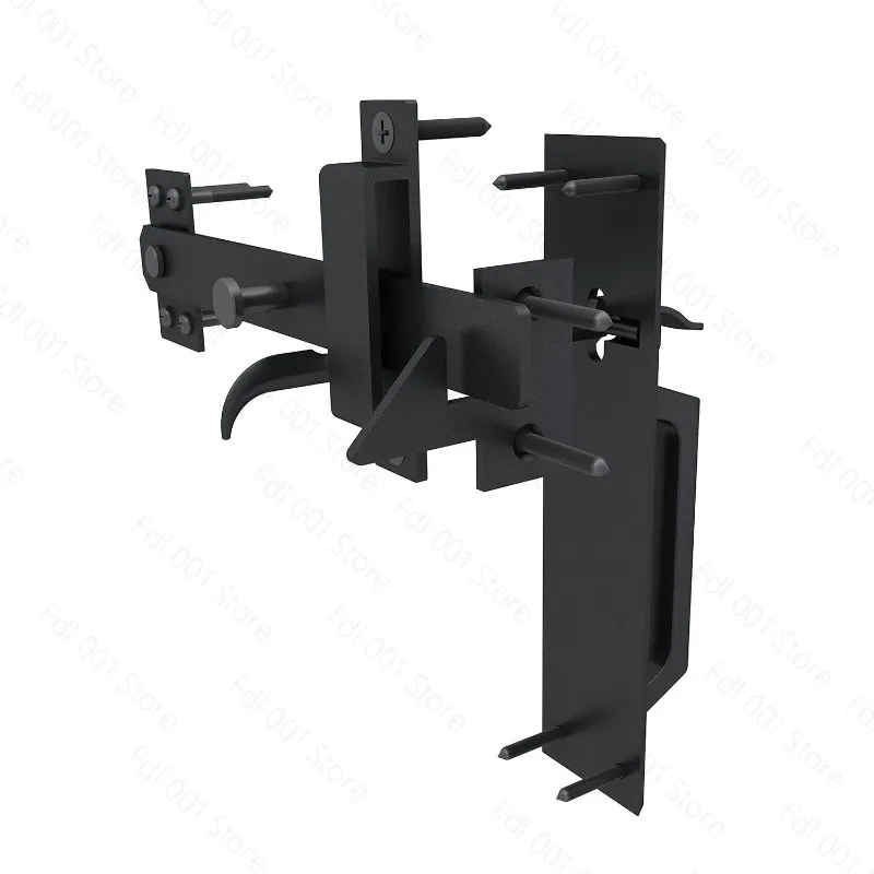 Door corner bracket anti-sag frame hardware kit non-sagging suitable for wooden Door grilles with latches