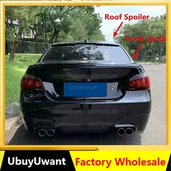 For BMW E60 ROOF Spoiler ABS Material Car Rear Wing Primer Color Rear Spoiler For BMW E60 520i 528i 535i 530i 525i Spoiler