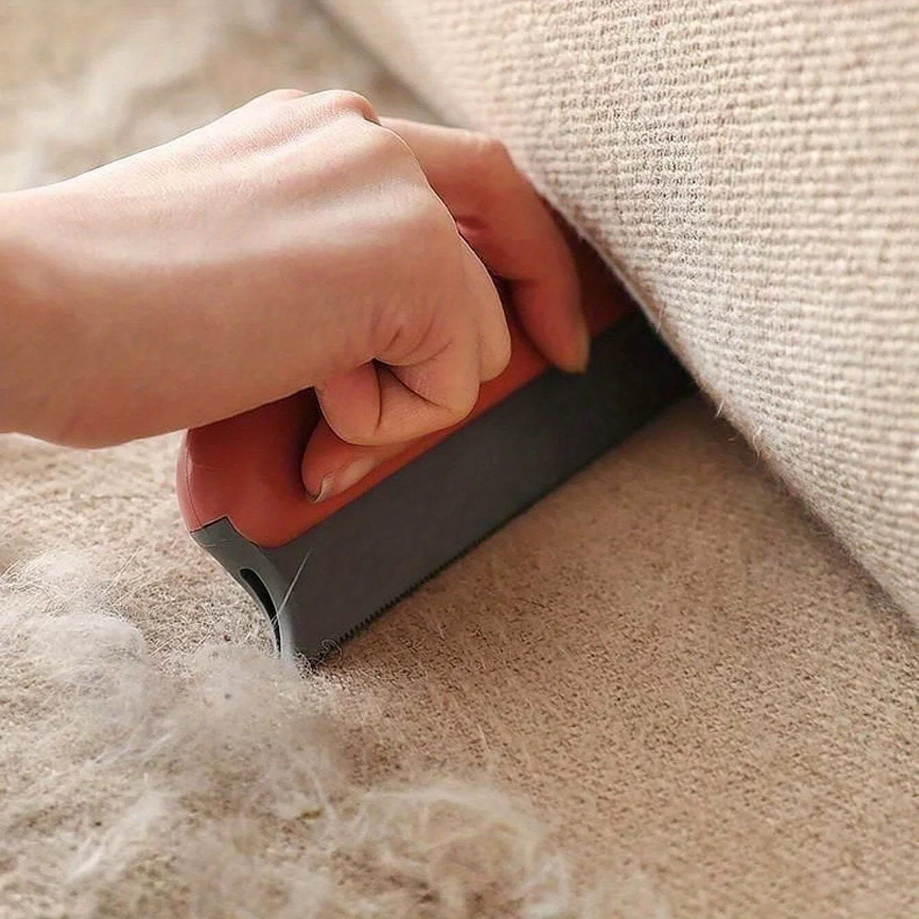 فرشاة فعالة لإزالة شعر الحيوانات الأليفة للقطط والكلاب - حلاقة الصوف بلطف وتنظيف الفراء للمنزل الأنيق والمرتب #3