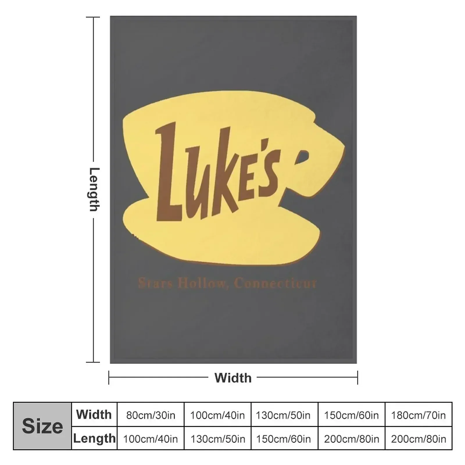 Luke's Diner Throw Blanket Fashion Sofas halloween Sofa Decorative Sofa Loose Personalized Gift Blankets