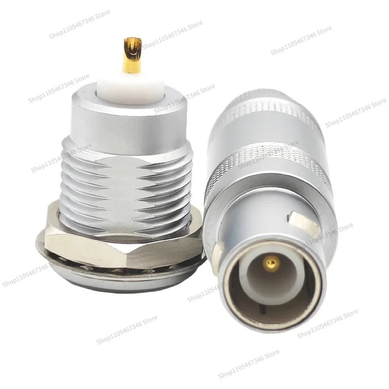 For Aviation Plug Socket Metal Circular Connector S Series FFA Single Core Coaxial Push-pull Self-lock