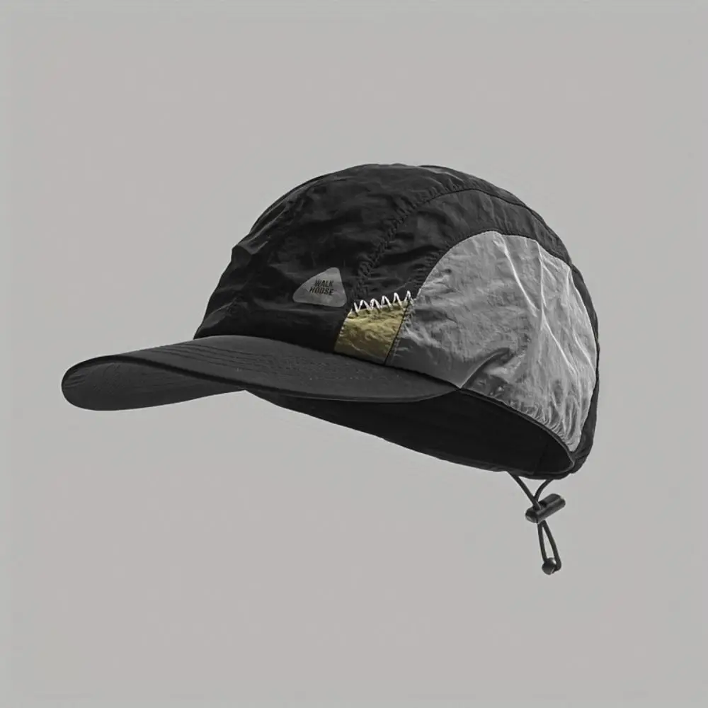 Бейсбольная кепка соответствующего цвета, летняя тонкая быстросохнущая шляпа с плоскими полями, повседневная дышащая солнцезащитная кепка для кемпинга и отдыха