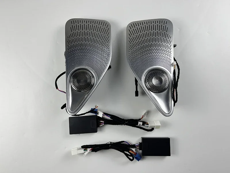 Rotary Treble Tweeter Ambient Light Fit for Benz S-Class W223 Maybach 2022-2024 Long Axis Rear Door Rotary Treble Speakers