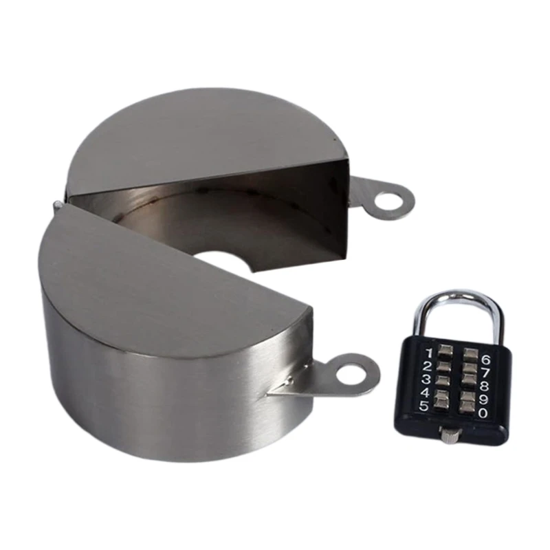 

N7MD Замок для наружного крана, задвижки, замок с навесным замком, внешний замок для крана от детей для крана/водяного клапаны,