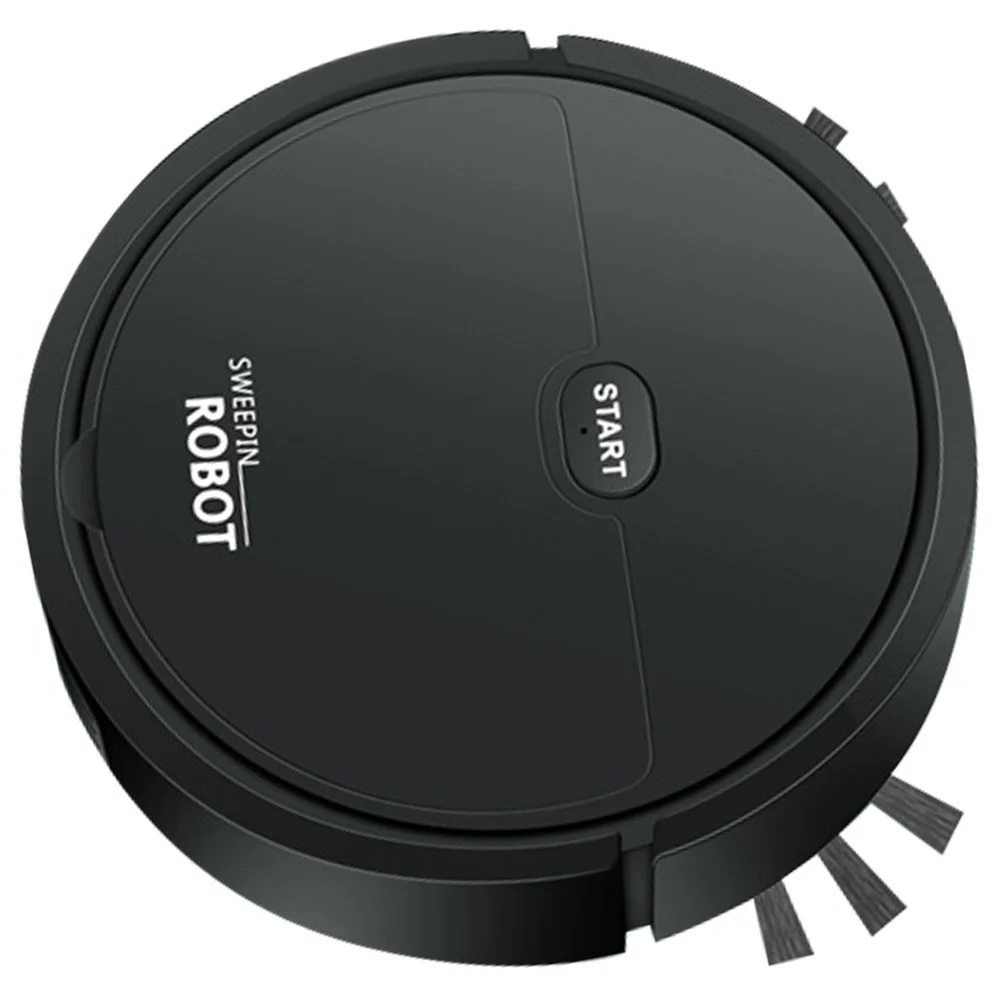 

Mini Black Robotic Vacuum Cleaner Home Use Automatic Sweeping Mopping Floor Cleaner for Pet Debris Smart Self Cleaning