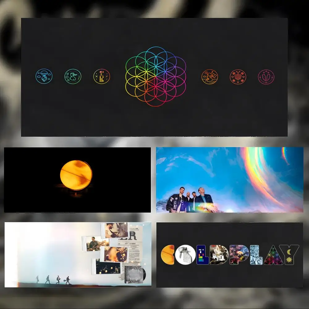 Popular Classic Band C-Coldplay Mouse Pad Large Thick Desk Pad Stitched Edges Gaming Mouse Mat for PC