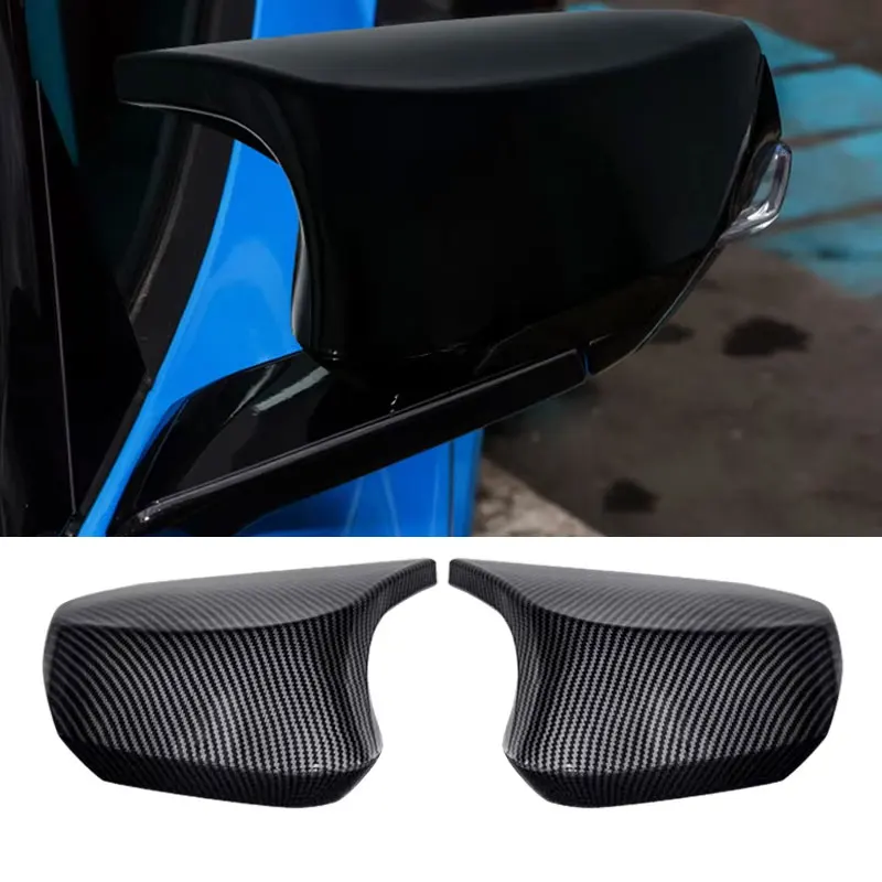 Für Chevrolet Corvette C8 2020-2024 Auto Flügel Seite Rückspiegel Abdeckung Spiegel Kappe Externe 2 Stücke Auto Zubehör