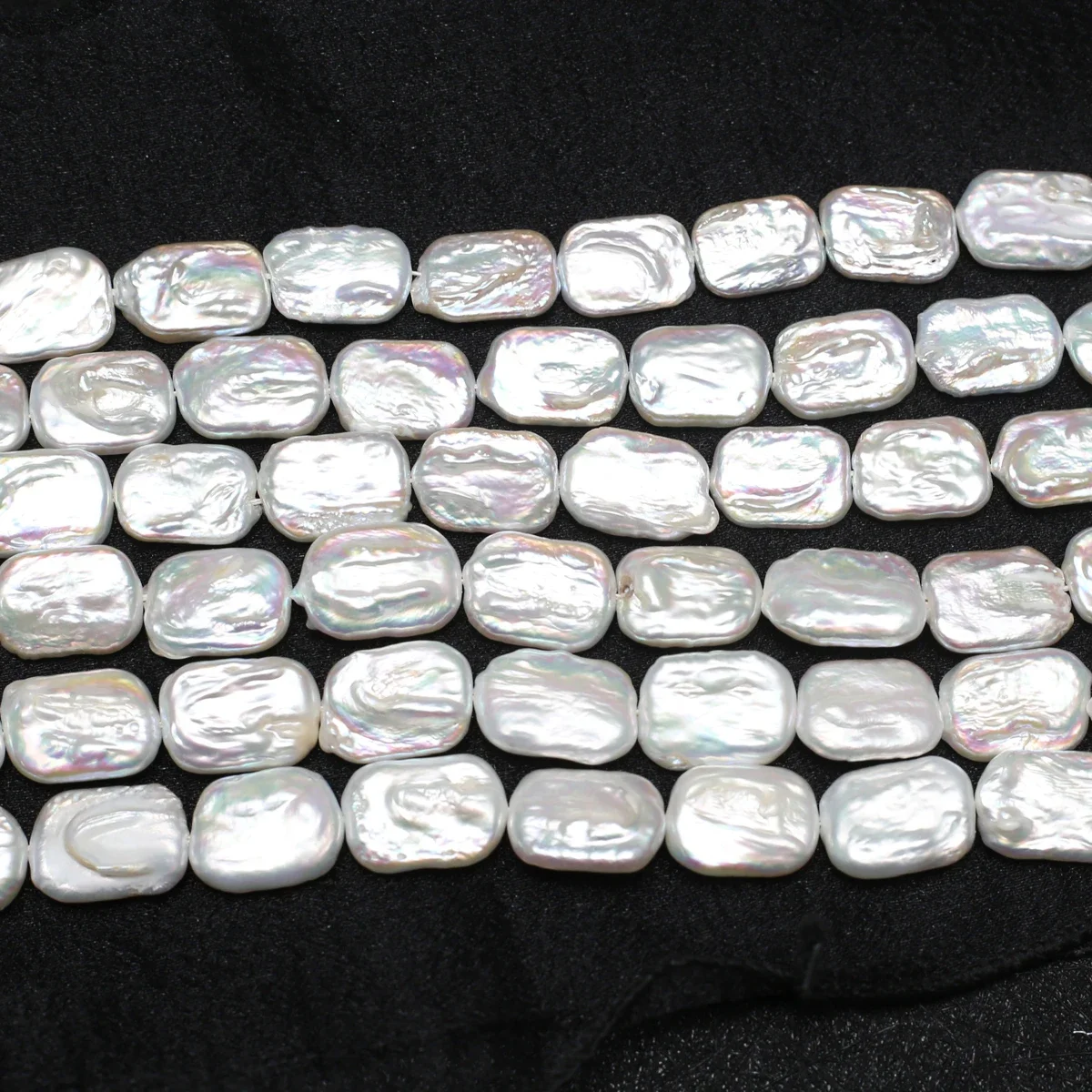 Natural Freshwater 100%Pearl Beading Rectangular Baroque Pearl Beads For Jewelry Making DIY Necklace Bracelet Accessories Gift