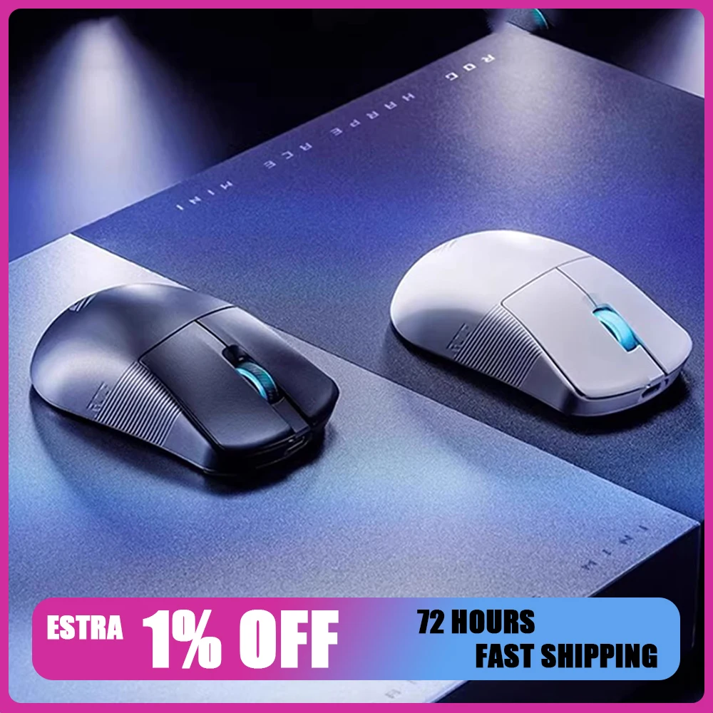 

Игровая мышь ROG HARPE ACE MINI с тремя режимами, сенсором AimPoint Pro 42k, беспроводная, 8K, с низкой задержкой, легкая (49 г), для геймеров