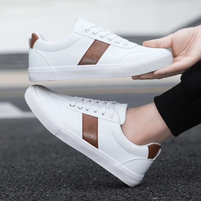 Lædersneakers til mænd: Casual & Åndbare - close-up view