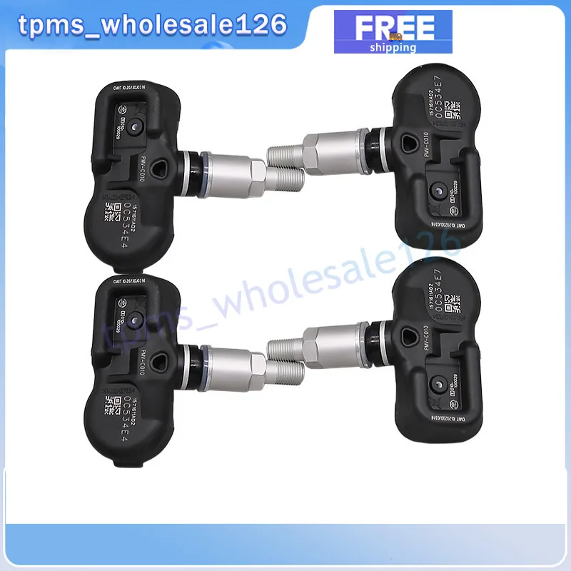 4PCS Tire Pressure Sensor PMV-C010 42607-52020 For 2015-2017 Lexus ES300h NX200t 2014-2016 Toyota Avalon Highlander TPMS 315MHZ